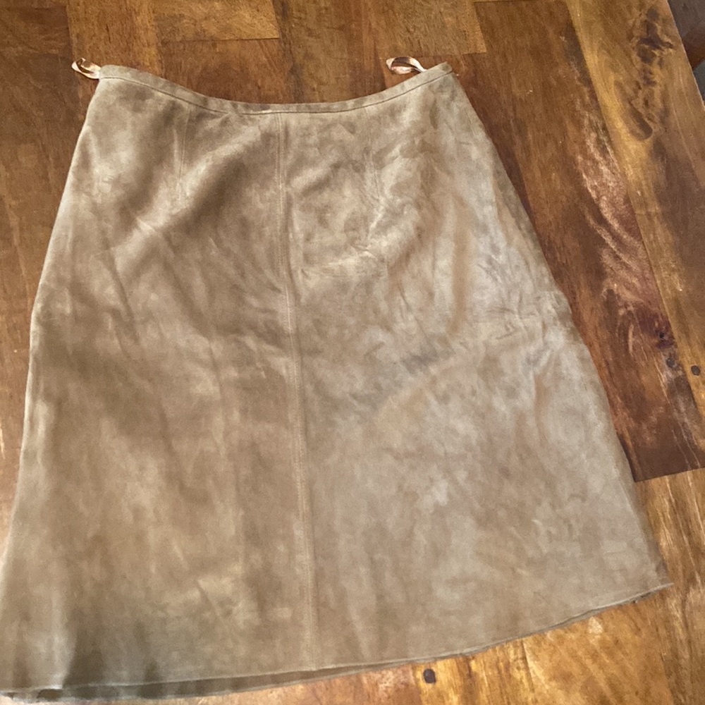Banana Republic  Suede Skirt